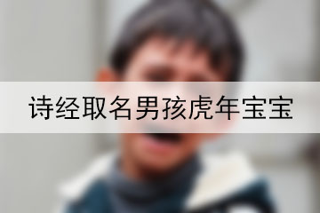 詩經取名男孩虎年寶寶